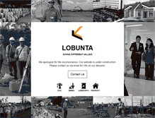 Tablet Screenshot of lobunta.com